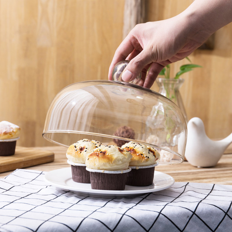 Dôme à gâteau en verre Bomani