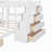 Haelan Kids Twin Over Twin Over Full Bunk Bed with Drawers
