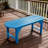 44 Inch Outdoor Weather-resistant Hips Bench For 2-person,supports 660 Lbs,blue-699811705