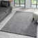 Textured Fringed Area Rug