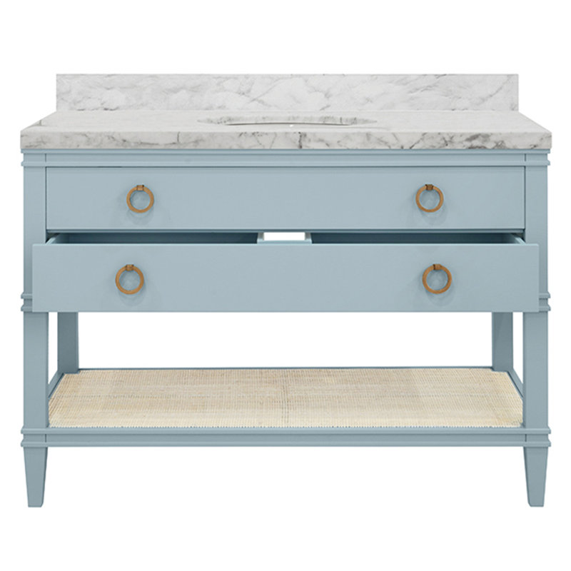 Cutler 36.5 Single Bathroom Vanity with Top, 48"