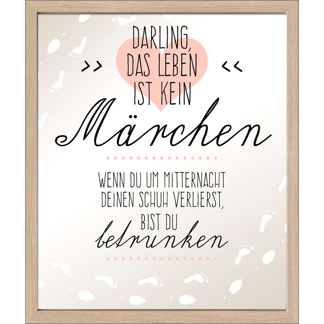 Gerahmtes Poster Märchen