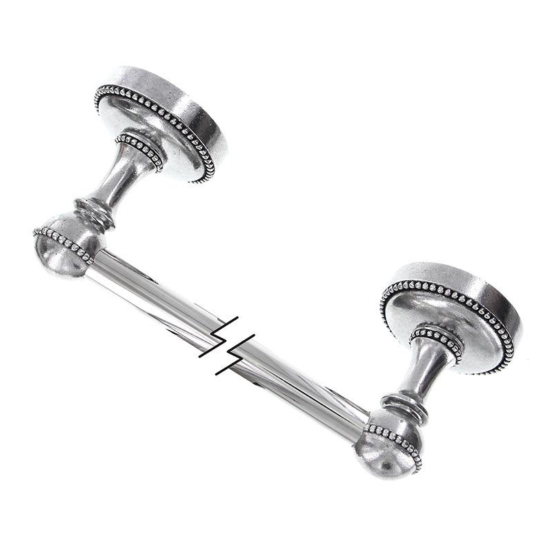 Sanzio Towel Bar, 2.43" H x 32.5" W x 3.75" D, Antique Silver