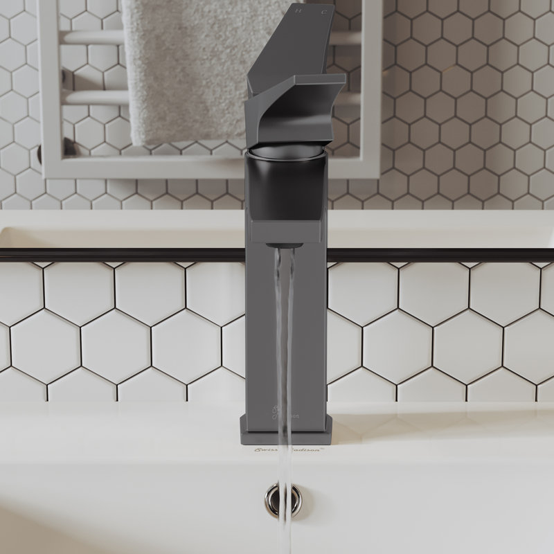 Voltaire Single Hole, Single-Handle, Bathroom Faucet, Gunmetal Gray