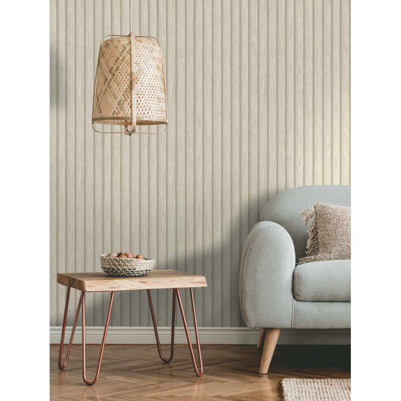 Spinney 53cm x 10.5cm Matte Wallpaper Roll, Natural