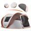 Tente de bateau escamotable blanche et orange 4-6 personnes-126197943-126197942