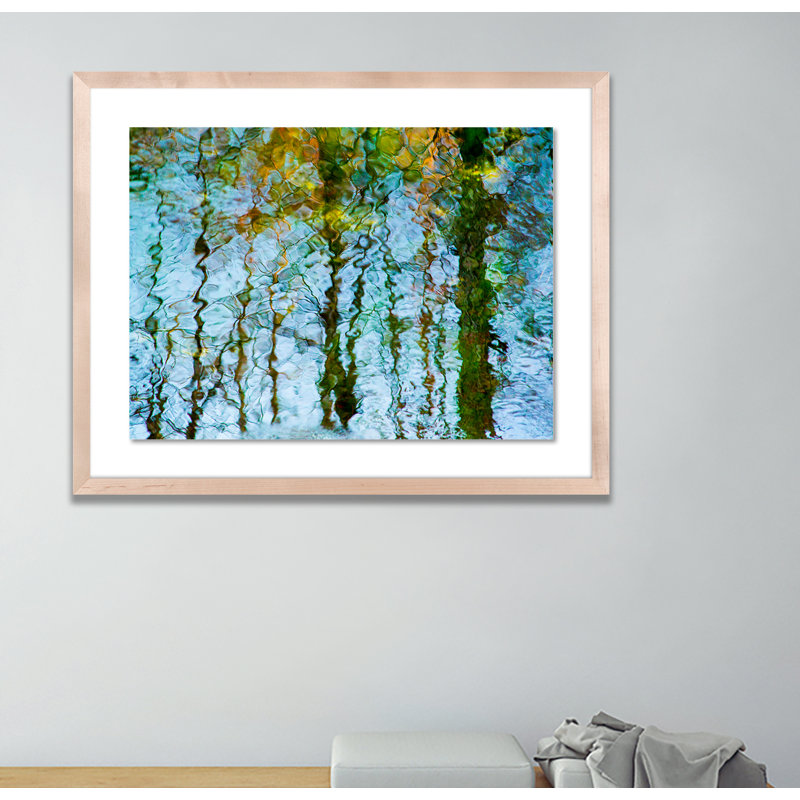 Reflection II Print by Geoffrey Baris, Natural, 19" H x 24" W x 1.5" D