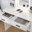 Ensemble coiffeuse et miroir de maquillage Sharini