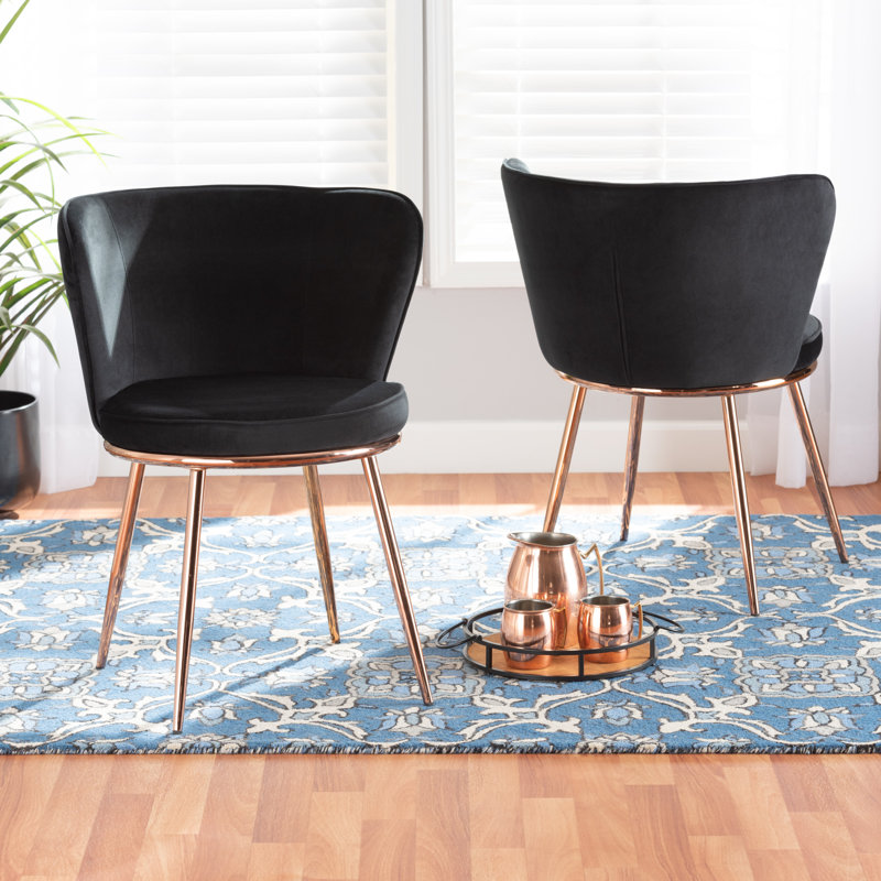 Chaise parsons à oreilles, Noir