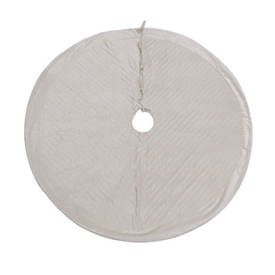 HGTV Home Collection Solid Color Rayon Tree Skirt