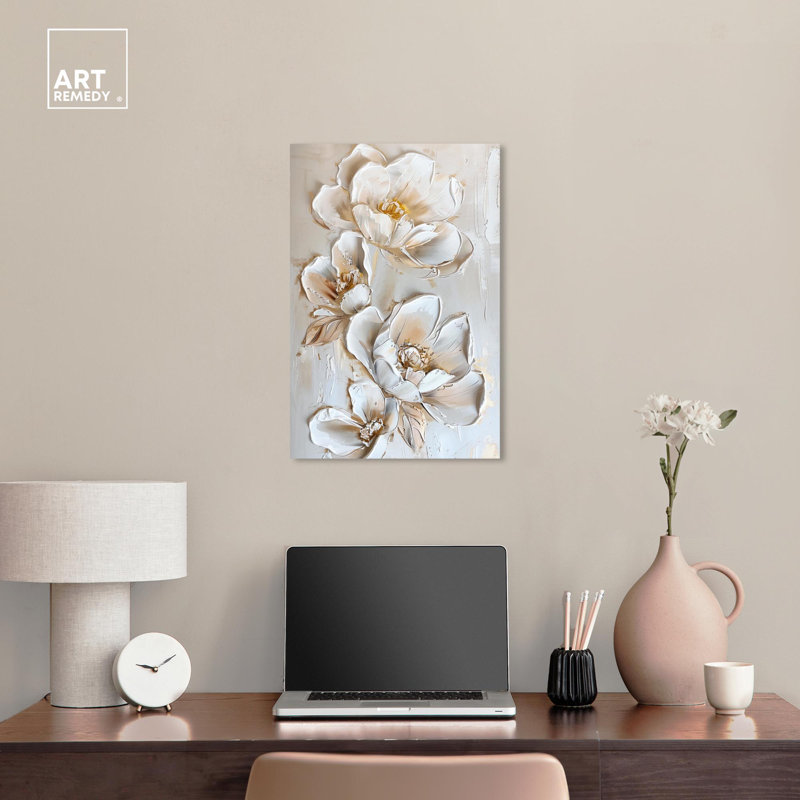 «Lush Floral II» par Art Remedy, Toile tendue, H 24 po x l 16 po