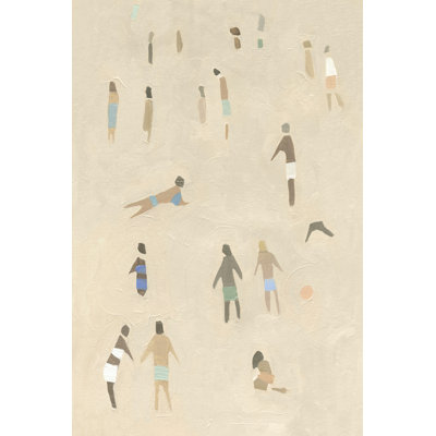 «Beach Goer II» par Emma Caroline - peinture sur toile tendue