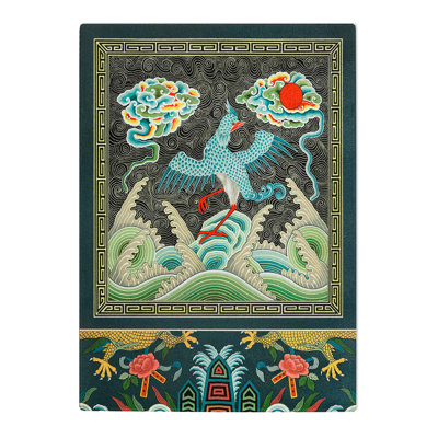 Tempered Glass a Chinese Bird Chopping Board