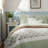 6 Piece Cotton Percale Quilt Set With Throw Pillows