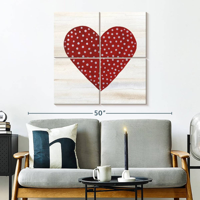 Hardie rustique cœur de la Saint-Valentin I, H 32 po x l 32 po