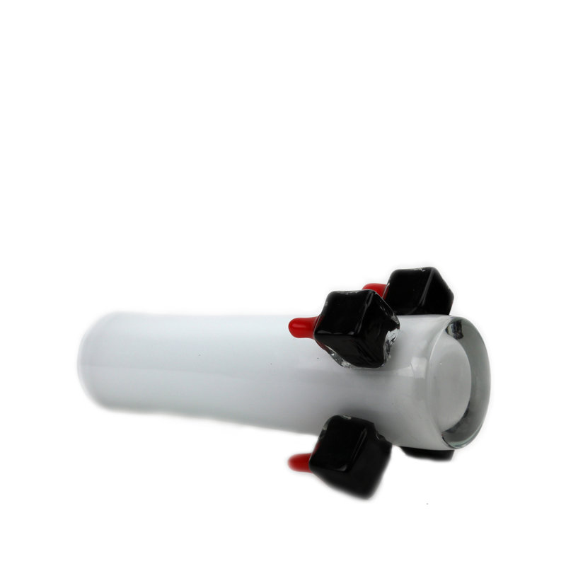 Vase Mercury blanc / noir / rouge