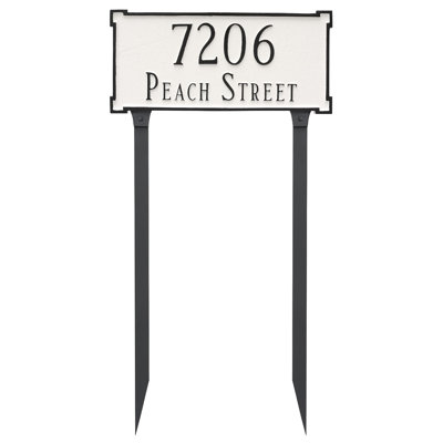 2-Line Lawn Address Sign