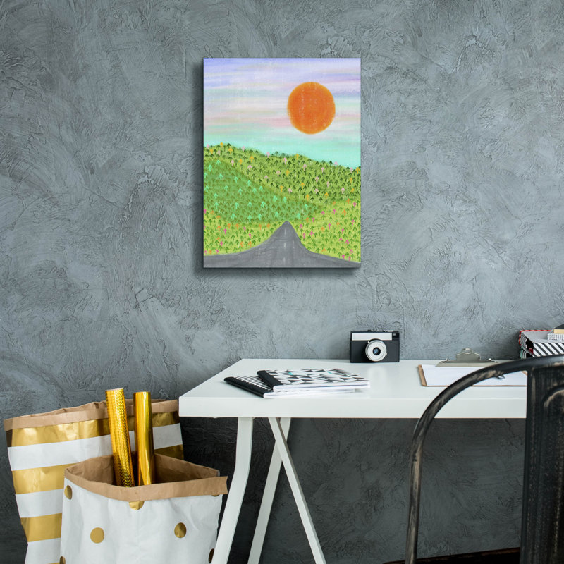  «Scenic Drive» par Club Daydream, art mural sur toile, 12 po x 16 po, H 16 po x l 12 po