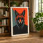 Fox-Headed Figure Modern - Wrapped Canvas-379790215-379790216