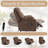 Muli 41.00 W 4 Large Power Motors Recliner with Lift Assist,Cup Holders-620118412