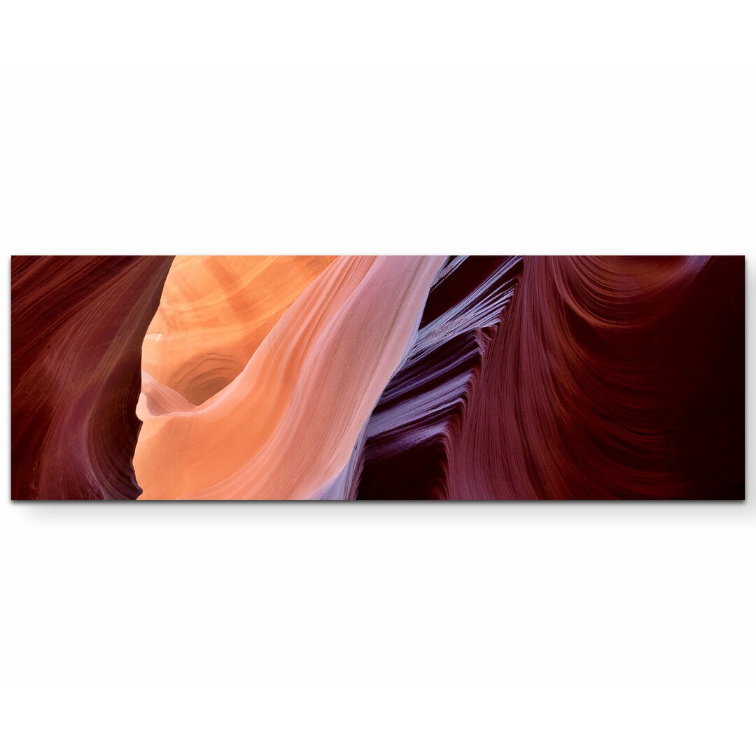 Leinwandbild Abstrakte Gesteinsformationen Antelope Canyon Arizona