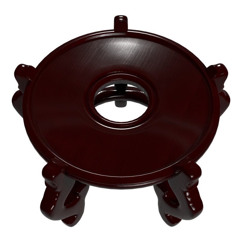 Fishbowl Stand, 9.75" H x 11.5" W x 11.5" D