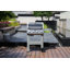 Barbecue au gaz en acier inoxydable à 4 brûleurs 400MF Monument Grills Mesa avec 36 000 BTU, couvercle en verre, grilles en fonte et surface de cuisson de 570 po², barbecue au propane pour la cuisine extérieure-128507597