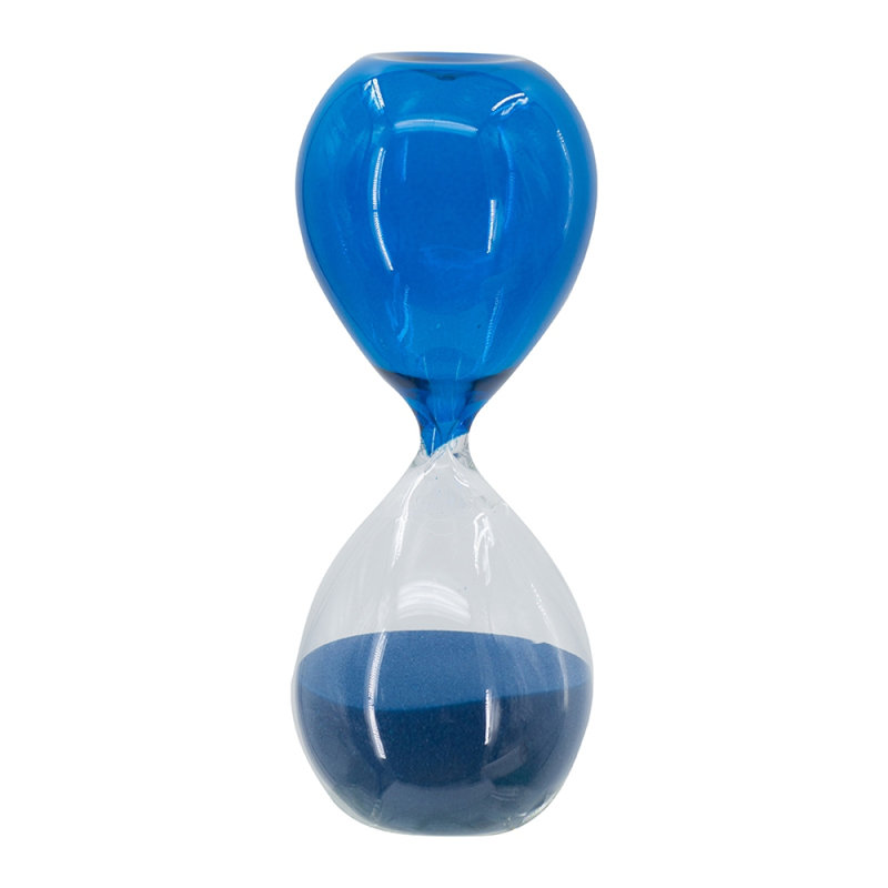 5X14" Hourglass, 60Min Blue