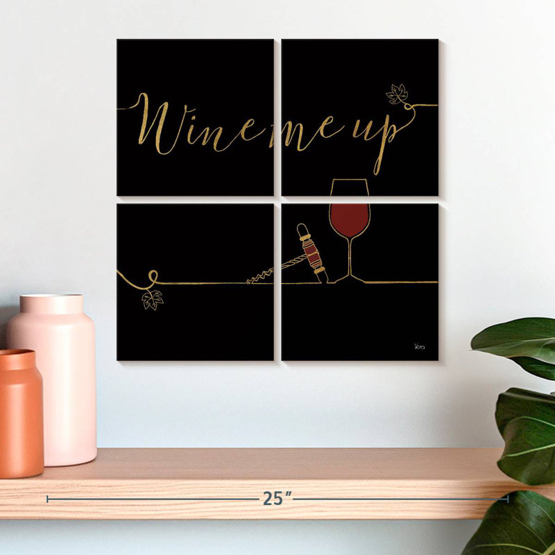 Tergel Underlined Wine II Black