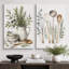 «Farmhouse Kitchen Herb and Utensil Artwork», images de cuisine, impression sur toile encadrée, 2 pièces-130908034-130908035