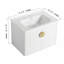 Meuble-lavabo à fermeture en douceur avec lavabo Elegantly Design
