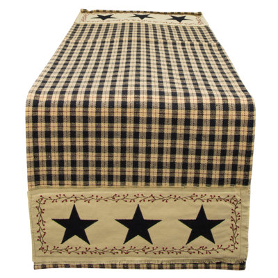  Star Patch Table Runner 36"L