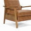 Fauteuil inclinable à accoudoirs en bois-15549685
