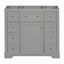 Meuble-lavabo 36 po sans lavabo, base d'armoire seulement, une armoire et six tiroirs-1955526559
