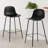 Botyo 26" H Modern Low Back PP Counter Stool with Metal Frame-1935421608-1934564103