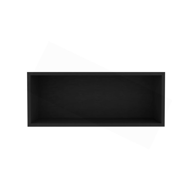 Armoire murale Black Rock avec rangement ouvert, Noir
