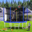 Trampoline 10 pi avec panier de basketball