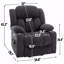 Fauteuil inclinable en chenille recouvert de tissu Power Lift-1515080841