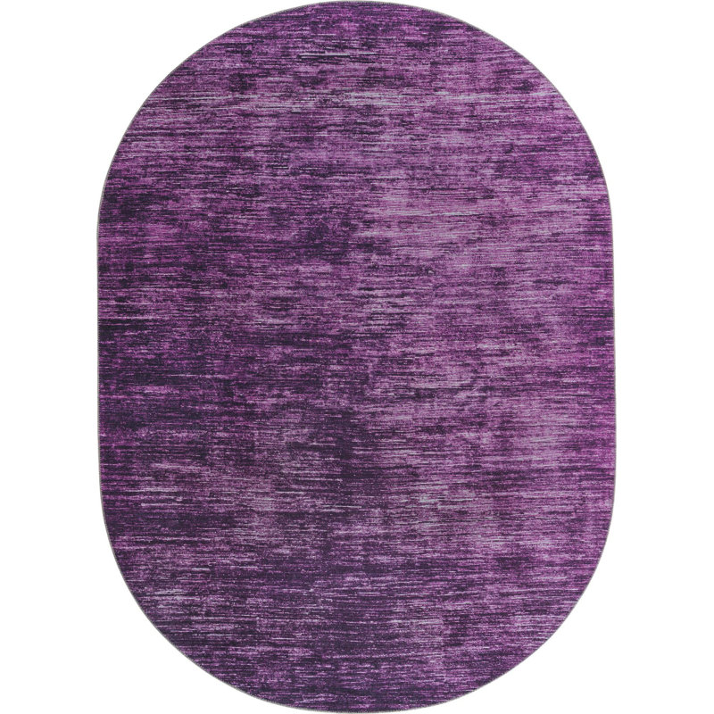 Ikhasa Chenille Indoor Rug, Oval 7'6" x 10'6"