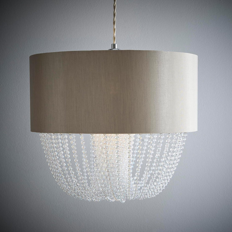 Arlene 1 - Light Grey Pendant