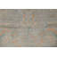 Tapis gris / beige / vert en laine noué à la main de conception unique 8 pi 11 po x 11 pi 11 po