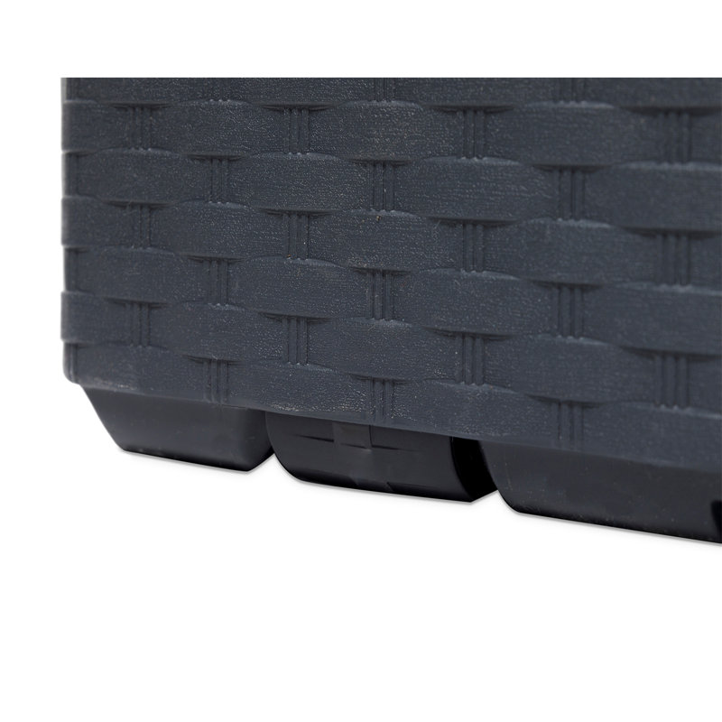 Toomax Z175E097 Portofino Heavy Duty 90 Gal Novel Resin Outdoor Deck Box, Gray