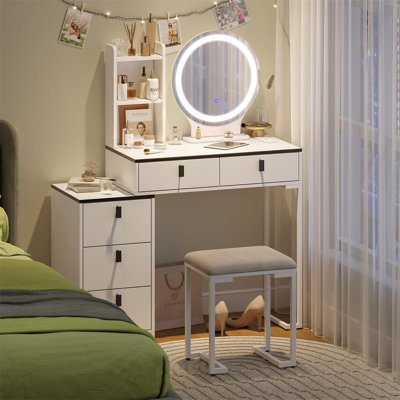 Bobbilee Dressing Table with Mirror