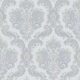Italian Style Traditional Floral Damask Wallpaper Roll