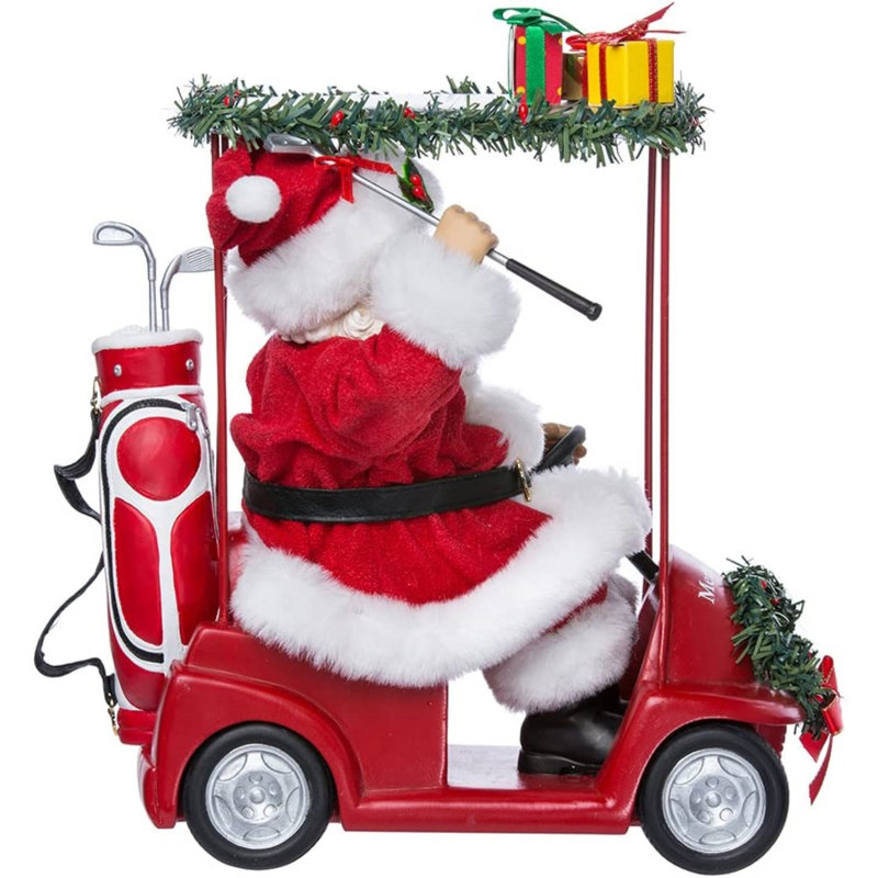 Chariot de golf pour père noël Fabriché