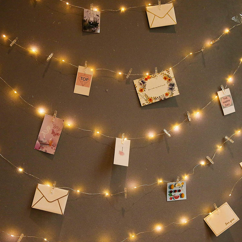 Indoor 50 - Bulb 197'' Battery Powered LED Fairy String Light