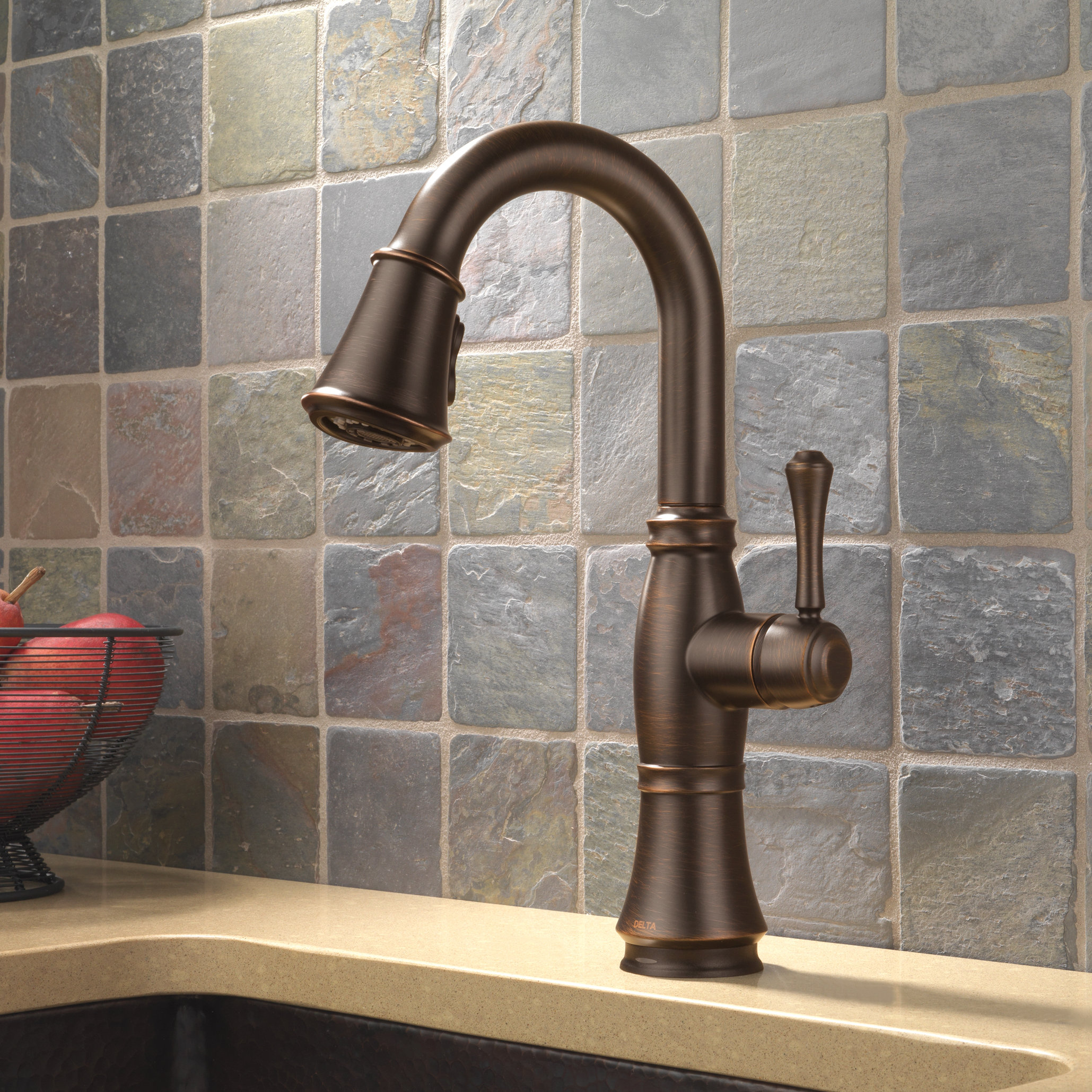 Delta Cassidy Pull Down Touch Bar Faucet With Accessories & Reviews ...