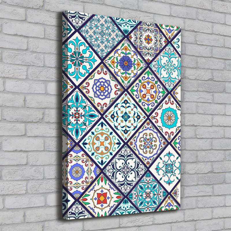 Ceramic Tiles - Wrapped Canvas Print