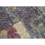 Kendale Abstract Area Rug in Dark Blue/Yellow/Brown