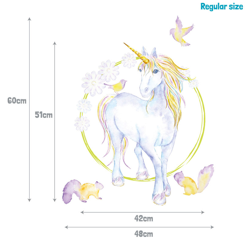 Wall Decal, 60cm H x 48cm W